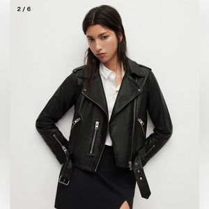 All Saints Balfern Leather Biker Jacket